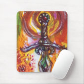 TAPIS DE SOURIS DURENDAL, ÉPÉE ROMANTIQUE ET ANGE (Avec souris)