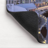 Tapis De Souris Dusk sur Bell Harbour à Seattle, Washington. (Coin)