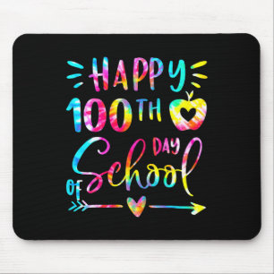 Tapis De Souris Dye Happy 100e jour Enseignant Étudiant 100 jour