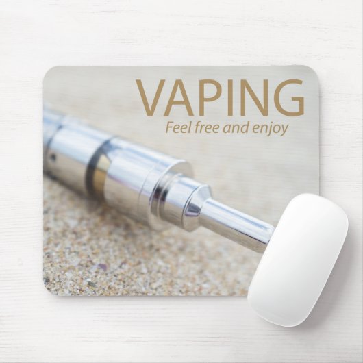 Tapis De Souris E-cig et vapeurs (Avec souris)