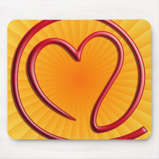 Tapis De Souris e m a i i l 4 o u | radiale jaune (Devant)