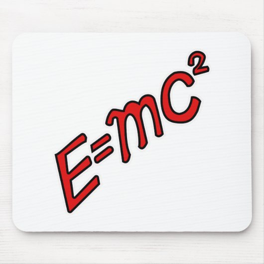 Tapis De Souris E = mc² – Mode Génie Activé (Devant)