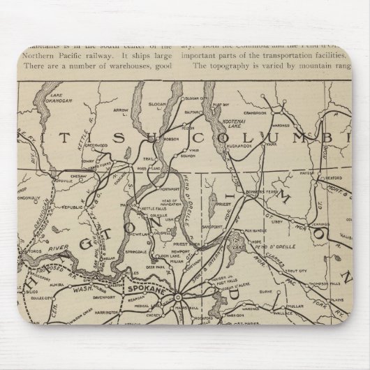 Tapis De Souris E Washington Idaho (Devant)