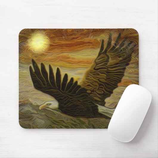 Tapis De Souris Eagle (Avec souris)