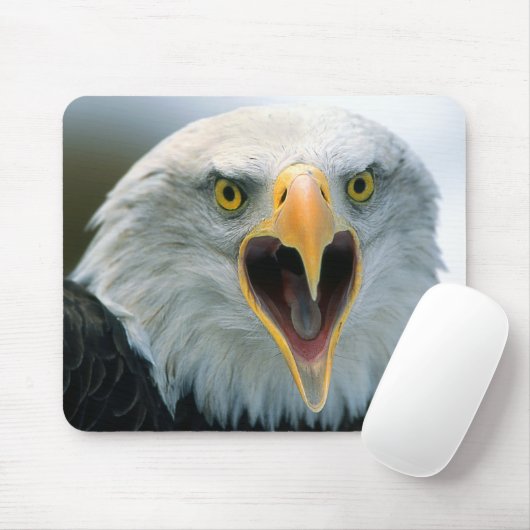 Tapis De Souris Eagle chauve #2-Mousepad (Avec souris)