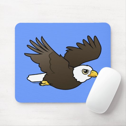 Tapis De Souris Eagle chauve en vol (Avec souris)