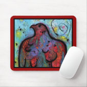 Tapis De Souris Eagle fier Mousepad - 9,25" x 7,75" (Avec souris)