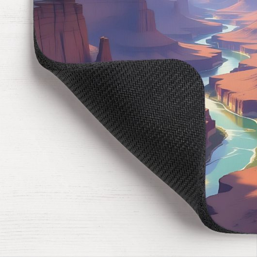 Tapis De Souris Eagle Flying over a Canyon (Coin)