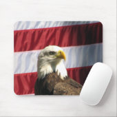 Tapis De Souris Eagle patriotique (Avec souris)