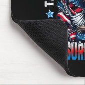 Tapis De Souris Eagle Usa Drapeau Le système métrique ne peut pas  (Coin)