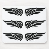 Tapis de souris Eagle Wing Noir&Blanc (Devant)