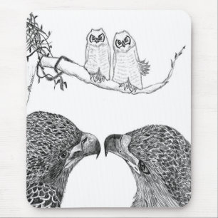 TAPIS DE SOURIS EAGLES HARRIET + M15 DIRE AUX MURS JE NE DONNE PAS