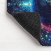 Tapis De Souris Earth and Planets Outer Space Mousepad (Coin)