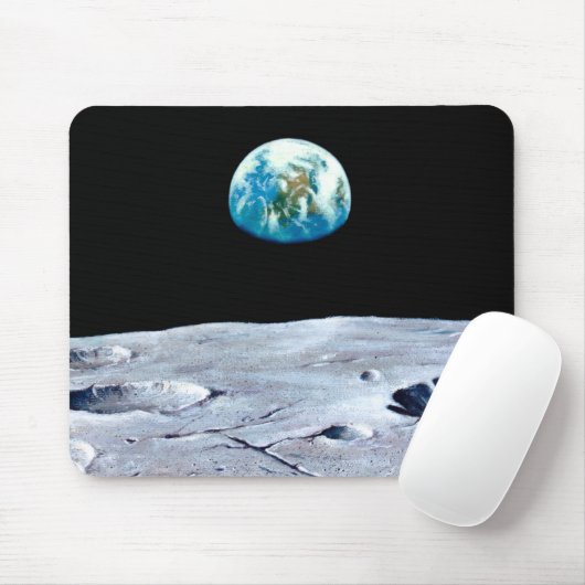 Tapis De Souris Earthrise Mousepad (Avec souris)