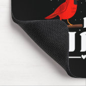 Tapis De Souris Easily Distracted By Birds Cute Funny Quote Bird L (Coin)