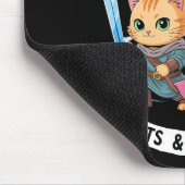 Tapis De Souris Easily Distracted By Cats &amp; Side Quests Funny  (Coin)