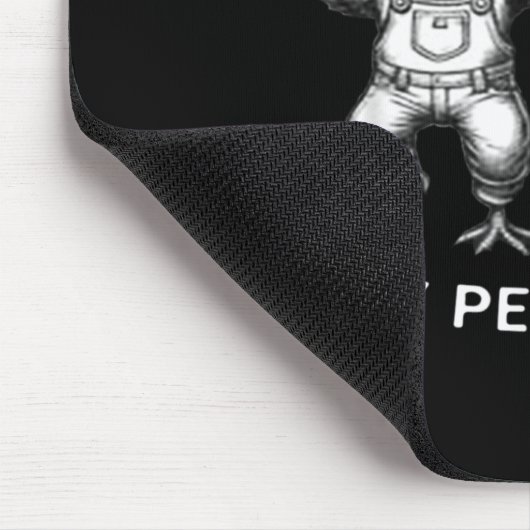 Tapis De Souris Easily Distracted By Peckers, Chicken Lover, Funny (Coin)