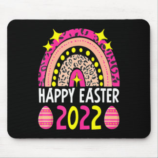 Tapis De Souris Easter 2022 rainbow cute happy easter 2022 women 