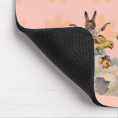 Tapis De Souris Easter Bunny Chckens Bunnies Eggs (Coin)