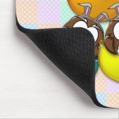 Tapis De Souris Easter owl - rainbow (Coin)