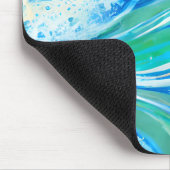 Tapis De Souris Eau Bleue Océan Vagues de mer (Coin)