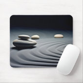 Tapis De Souris Eau De Pebble Rocheuse Tranquille (Avec souris)