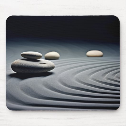 Tapis De Souris Eau De Pebble Rocheuse Tranquille (Devant)