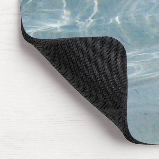 Tapis De Souris Eau des Caraïbes Bleu Abstrait Nature (Coin)