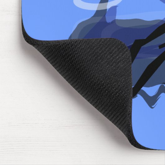 Tapis De Souris Eau potable de Raven avec sa réflexion (Coin)