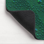Tapis De Souris Eau sur métal vert (Coin)