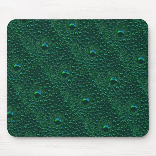 Tapis De Souris Eau sur métal vert (Devant)