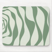 Tapis De Souris Ebb et flux 4 en vert (Devant)