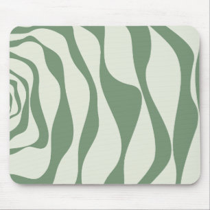 Tapis De Souris Ebb et flux 4 en vert