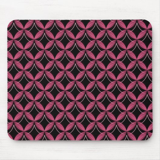 Tapis De Souris Éblouissant Fuchsia Uptown Glam Mousepad (Devant)