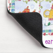 Tapis De Souris Échantillon de fleur de théière Souris Chamomile (Coin)