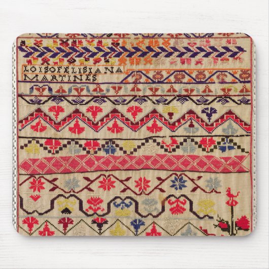 Tapis De Souris Échantillonneur de broderie (Devant)