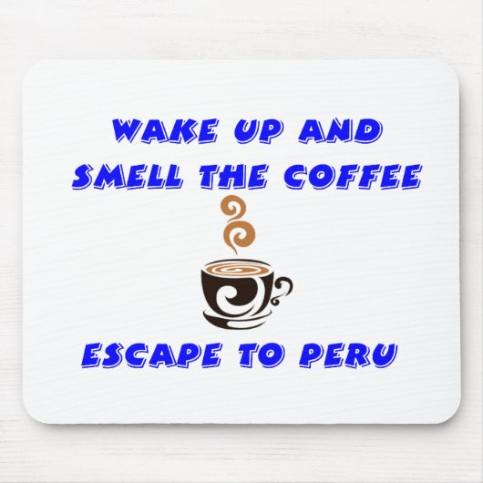 Tapis De Souris Échapper à la souris Pérou (Devant)