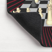 Tapis De Souris Échecboard avec pièces d'échecs - Mousepad personn (Coin)