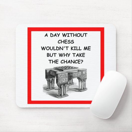 TAPIS DE SOURIS ÉCHECS (Avec souris)