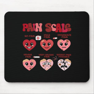Tapis De Souris Échelle de douleur rétro traumatisme cardiaque inf