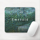 Tapis De Souris Echelle de reptile vert Texture Mousepad (Avec souris)
