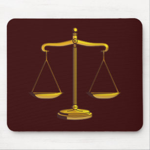 Tapis De Souris Échelles de justice