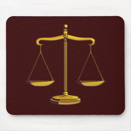 Tapis De Souris Échelles de justice (Devant)