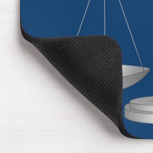 Tapis De Souris Échelles de justice (Coin)
