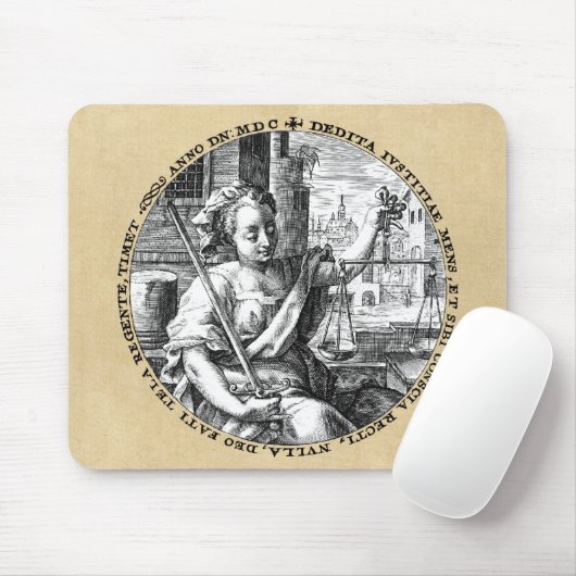 Tapis De Souris Échelles de justice (Avec souris)