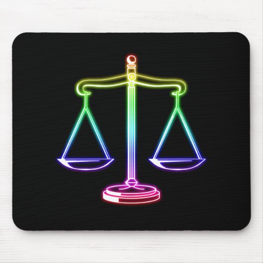 Tapis De Souris Échelles de justice - Mousepad (Devant)