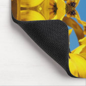 Tapis De Souris Echinacée jaune Confleur Fleur Abstraite Art (Coin)