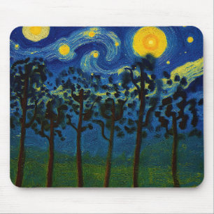 Tapis De Souris Echos de Forêt de l'Infinité - Un paysage forestie