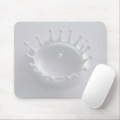Tapis De Souris Éclaboussure de lait (Avec souris)