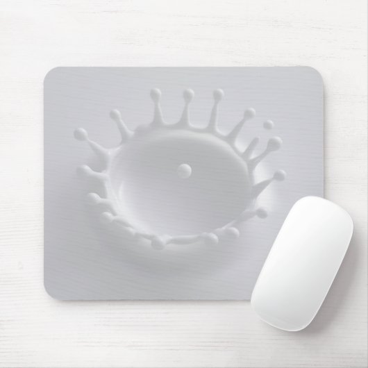 Tapis De Souris Éclaboussure de lait (Avec souris)